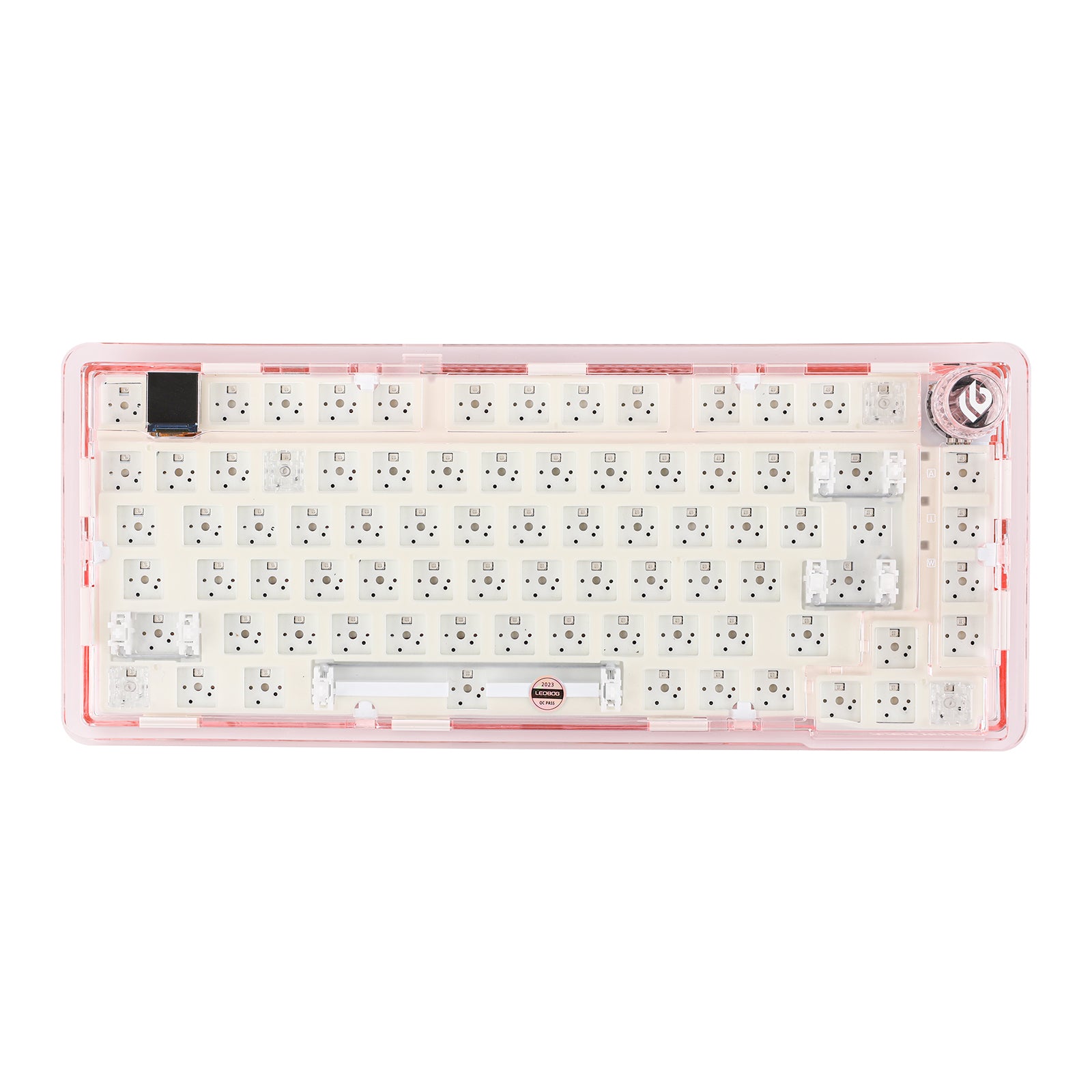 LEOBOG K81 Pro 75% Wireless Mechanical Keyboard Kit with LCD Display