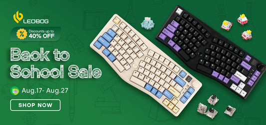 Back to School, Forward to Greatness: LEOBOG's Ultimate Keyboard Upgrade Event
