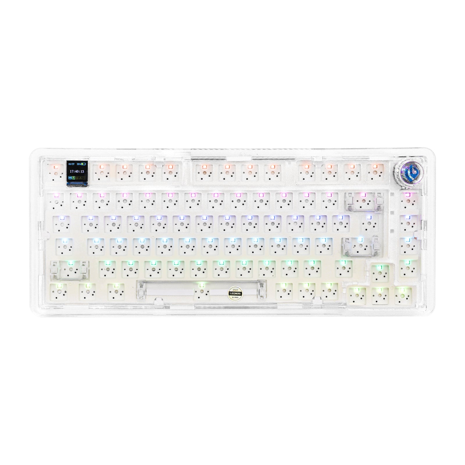 LEOBOG K81 Pro 75% Wireless Mechanical Keyboard Kit with LCD Display